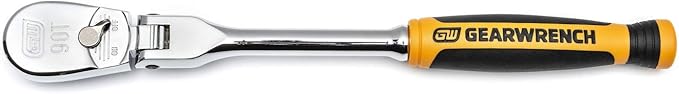 GEARWRENCH 2 Pc 1/4", 3/8" Drive 90 Tooth Cushion Grip Flex Head Ratchet Set - 81204T