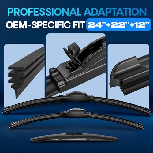 5 PLUS Custom-Fit Wipers fits Nissan Armada 2005-2015 Windshield Wipers