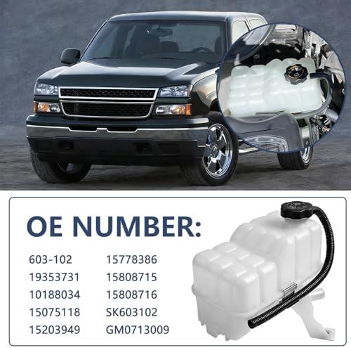 603-102 Coolant Reservoir Tank with Sensor & Cap
