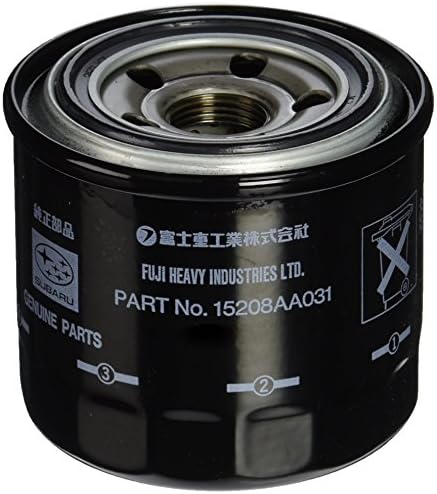 Subaru Genuine Oil Filter - 15208AA031