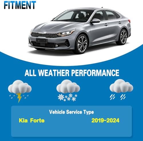 GSPSCN Windshield Wiper Blades for Kia Forte 2019-2024 (Pack of 2)