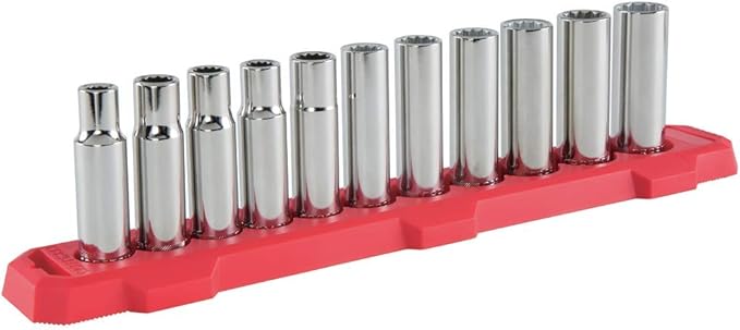 CRAFTSMAN Deep Socket Set, 1/2-Inch Drive, Metric, 11-Piece (CMMT12049)