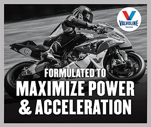 Valvoline Motor Oil, 10W-40, 1 QT Pack of 2 | Full Synthetic | 4-Stroke Motorcycle