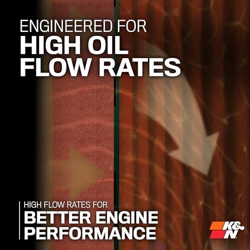 K&N Motorcycle Oil Filter: High Performance, Premium, KN-147