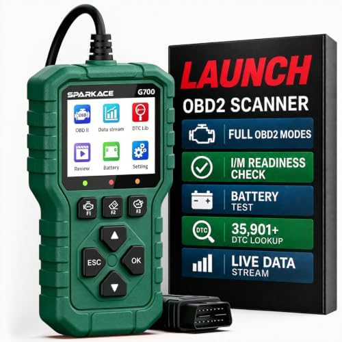 Launch G700 OBD2 Scanner, Car Code Reader with Live Data & I/M Check