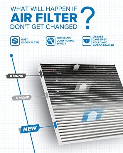 PHILTOP CF12160 HEPA Cabin Air Filter for Kia, Hyundai