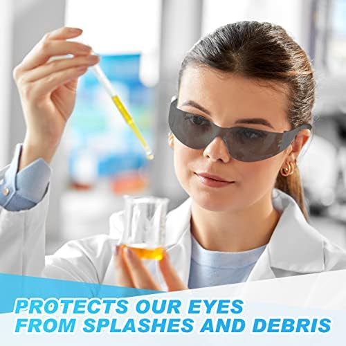 WFEANG 50 Pack Smoke Safety Glasses for Men Women, ANSI Z87.1 Work Glasses