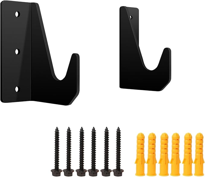 Floor Jack Stand Wall Mount Organizer Brackets Garage Tool Hangers Jack Stands Holder Storage Rack Mount Fit for Any Standard Aluminum or Steel Floor Jack (2 Pack)