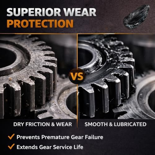 Metal Gear Grease Anti-Wear Rust Resistant 1 oz, 2 Pack