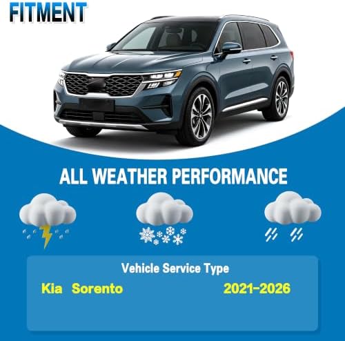 GSPSCN Windshield Wiper Blades for Kia Sorento GAS,HEV,PHEV 2021-2026
