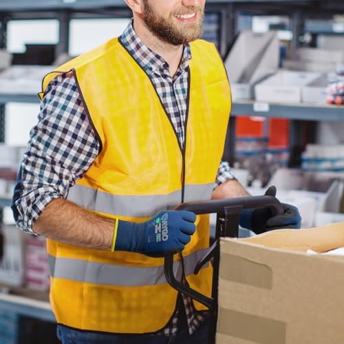 KAYGO Safety Work Gloves, MicroFoam Nitrile Coated, Men Women,KG18N