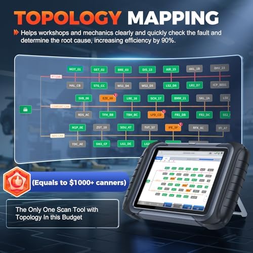 XTOOL D8S AI-Assisted Bidirectional OBD2 Scanner with Topology Mapping