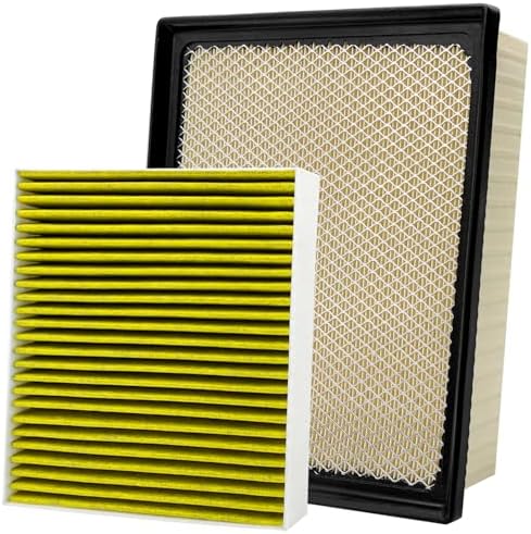 Capume 2PCS Cabin Engine Air Filter Kit Fits for 2024 2025 2026 Tacoma 2.4L, 2025-2026 4Runner 2.4L, 87139-0C010,17801-31130, 17801-0P051,CF12964, CA10755, JM871JMP050