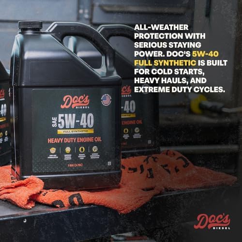 Doc's Diesel 5W-40 Full Synthetic Heavy Duty Oil, Cold Start, 55 Gal Drum
