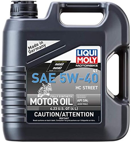 Liqui Moly 20414 4T HC Street Motor Oil - 5W-40-4L.