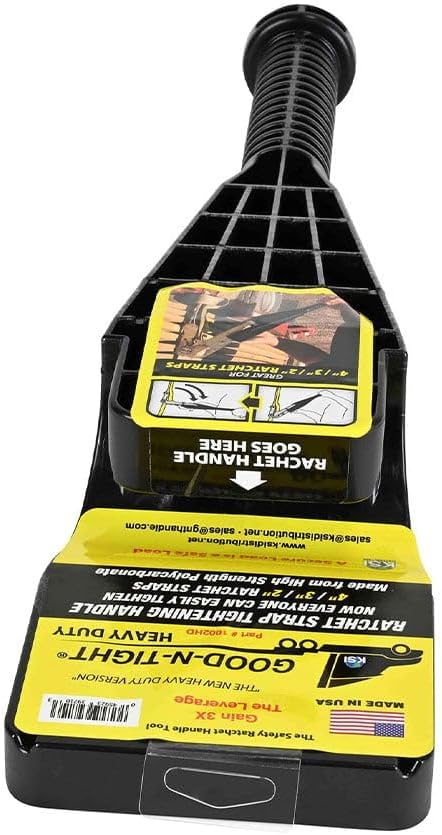 Black Polycarbonate Good-N-Tight Tie Down Ratchet Straps Tightening Handle for Heavy Duty Trailer Cargo