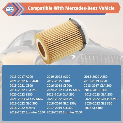 Engine Oil Filter Fit For INFINITI Mercedes-Benz Vehicle 2012-2023
