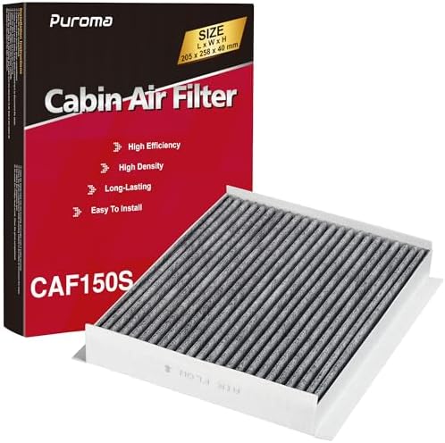 Puroma Cabin Air Filter Activated Carbon for CF12150 6081C Ford Lincoln