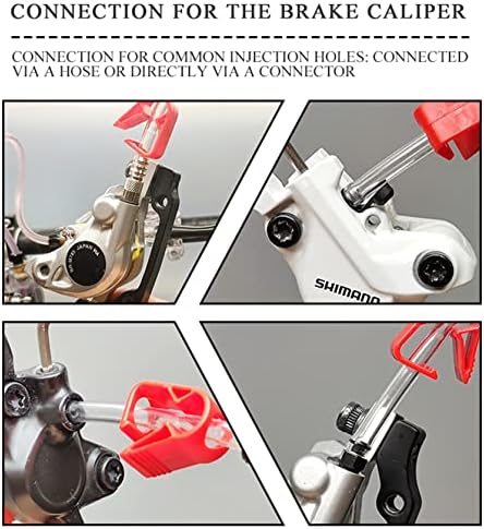 Bicycle Hydraulic Disc Brake Oil Bleed Kit for All Brakes Shimano,SRAM,AVID,TEKTRO,MAGURA,Hayes,Bike Brake Repair Tool