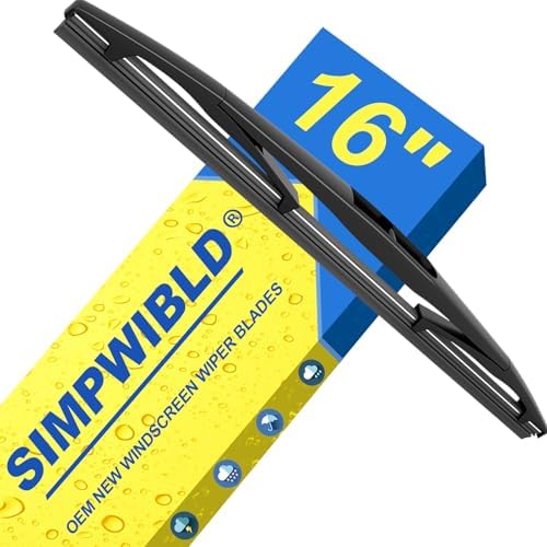 16 inch Rear Wiper blades Replacement for 2005-2020 Honda Odyssey/2009-2014 Subaru Impreza Windshield wiper blades (Pack of 1)