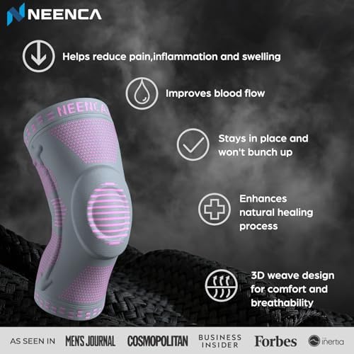 NEENCA Professional Knee Brace, Medical Knee Support for Women & Men Relief