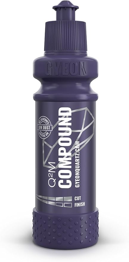 GYEON Compound 120ml - One-Step Car Scratch Remover & Medium Cut Swirl Correction - Easily Repair Paint Scratches - Removes Water Spots - Hologram Free Finish Ready for Ceramic Coating