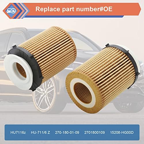 Engine Oil Filter Fit For INFINITI Mercedes-Benz Vehicle 2012-2023