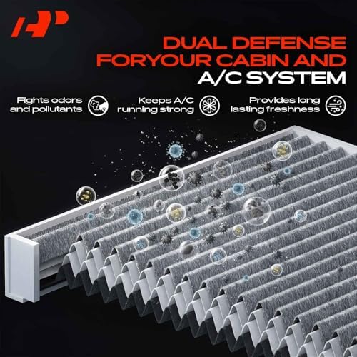 A-Premium Cabin Air Filter w/Activated Carbon Compatible with Chevrolet