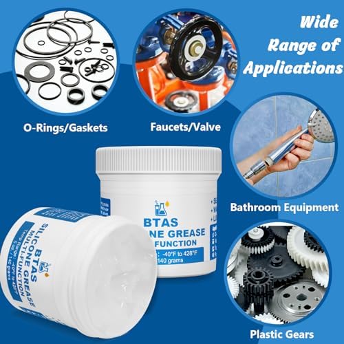 BTAS Plumbers Grease for Pool Squipment Maintenance O Rings Food Grade 5oz