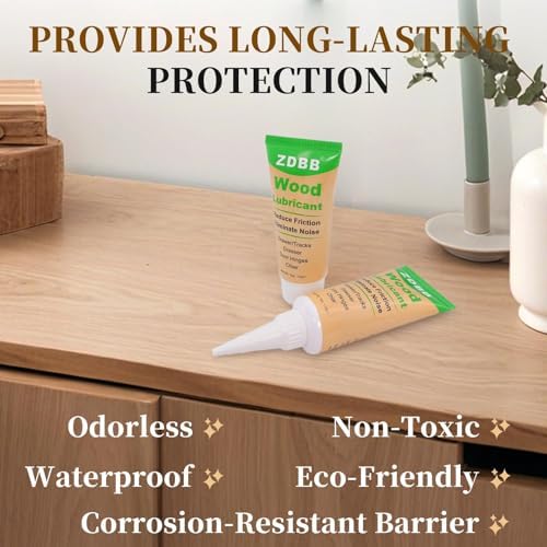 ZDBB Wood Drawer Wax Lubricant Paste Door Lubricant Drawer Slide Grease