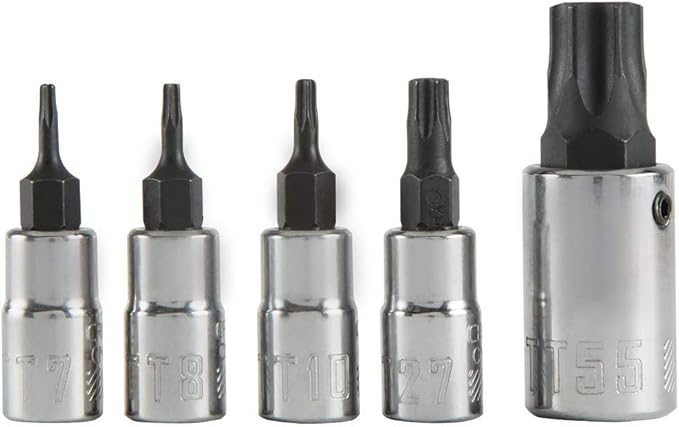CRAFTSMAN Torx Bit Socket Set, Tamperproof, 5-Piece (CMMT42616)