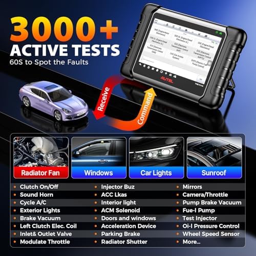 Autel Scanner MaxiCheck MX808S, 2026 US Ver of MaxiCOM MK808S MK808Z