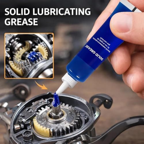 TBTFW Fishing Reel Oil and Grease Kit, Gear and Bearing Lubricant
