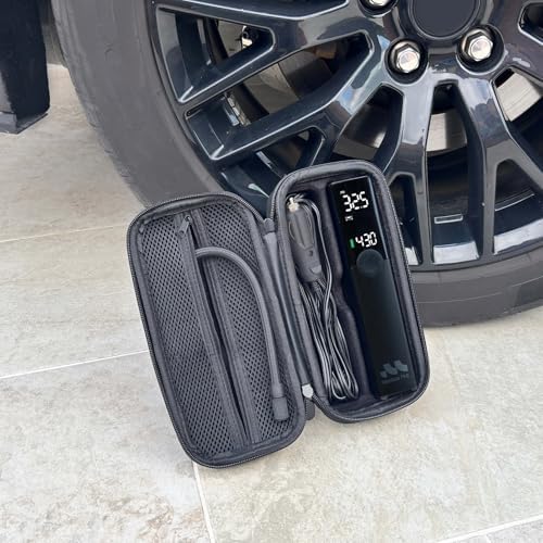 Woowind Premium Tire Inflator Portable Air Compressor, 2X Faster, 150PSI Air Pump For Car Tires, Tire Pump, with 12V DC Cord for Trucks & Off-Road Tires, Auto Shut-Off（Ventus pro + case）