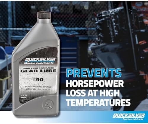 Quicksilver SAE 90 High Performance Gear Lube, 32 oz