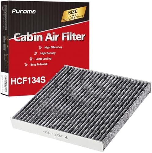 Puroma 1 Cabin Air Filter Activated Carbon for CP134 CF10134 Honda Acura