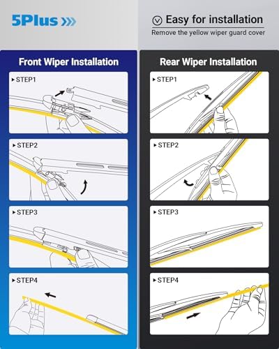 5 PLUS Custom-Fit Wipers fits 2008-2012 Ford Escape Windshield Wipers