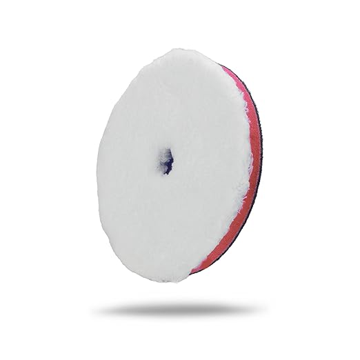 Maxshine 5" Universal Microfiber Polishing Foam Pad for Finishing – Ultra-Soft Microfiber with Hook & Loop – Compatible with DA & Rotary Polishers – Ideal for Final Finishing