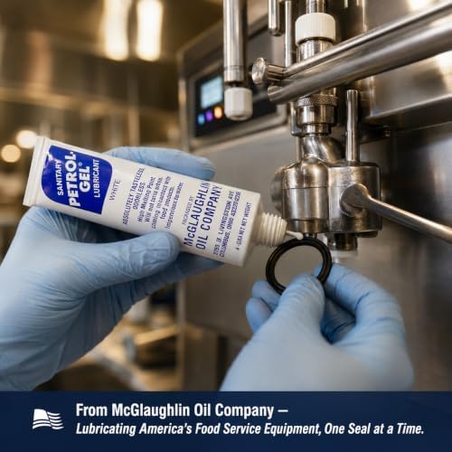 Petrol-Gel NSF H1 Food Safe Lubricant-White Grease for O-Rings & Valves 4oz