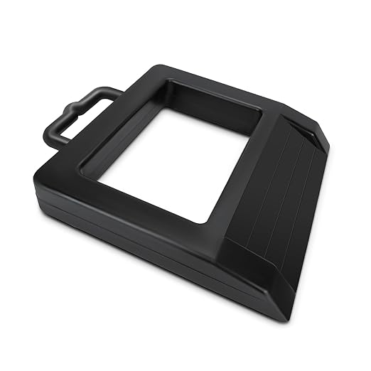 HOXWELL Rubber Heavy Duty Pallet Jack Rubber Wheel Chock 1 Pack, Premium Pallet Jack Stopper for Truck 14" Length x 11.5" Width x 1.9" Height (Black)