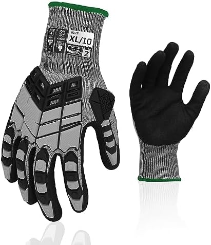 Safety Work Gloves,Impact Gloves for Men Women,Cut Resistant