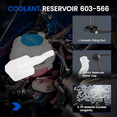 603-566 Engine Coolant Overflow Tank for Toyota RAV4 01-05
