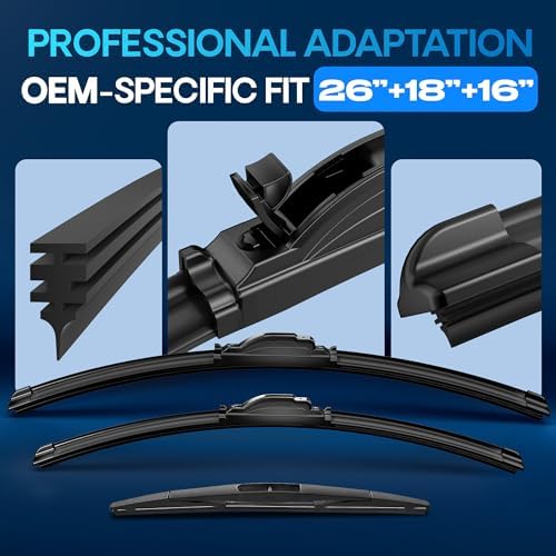 5 PLUS Custom-Fit Wipers fits Nissan ARIYA 2023-2024 Windshield Wipers