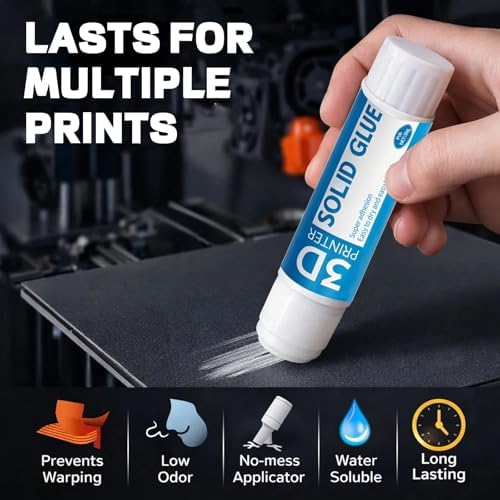 3D Printer Glue Stick 3D Printer Bed Adhesive Solid Glue Sticks 6Pcs