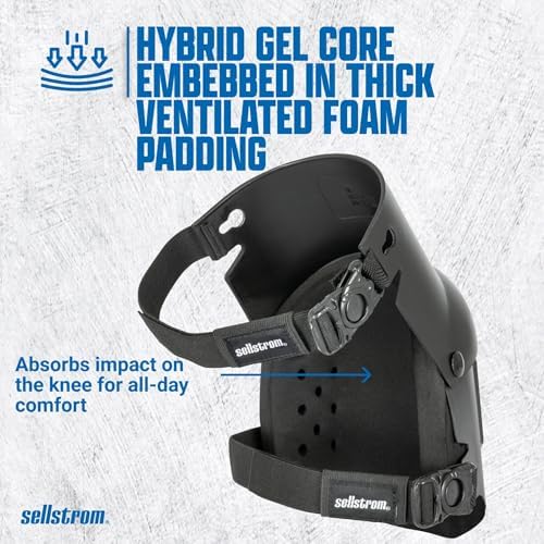 Sellstrom KneePro Professional Construction Kneepads for Work - Men & Women