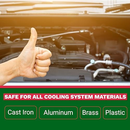 Irontite Thoro-Flush Coolant System Cleaner - Removes Rust, Scale, Oil, Sludge & Gelled Dex-Cool - 16oz Powder - Cleans Cooling Systems, Restores Coolant Flow, Safe for Cast Iron, Aluminum & Plastic