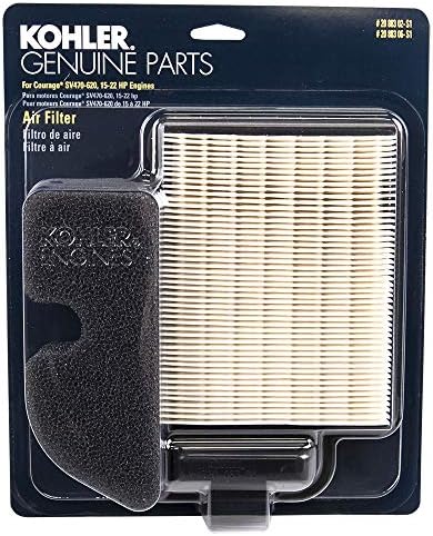 Kohler Superior Filtration Replacement Engine Air Filter, Black