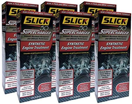 Slick 50 Supercharged Synthetic Engine Treatment | 15 oz., 6-Pack