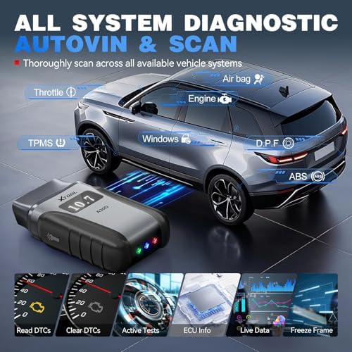 XTOOL A30D Bidirectional OBD2 Scanner Diagnostic Tool All System & 19 Reset