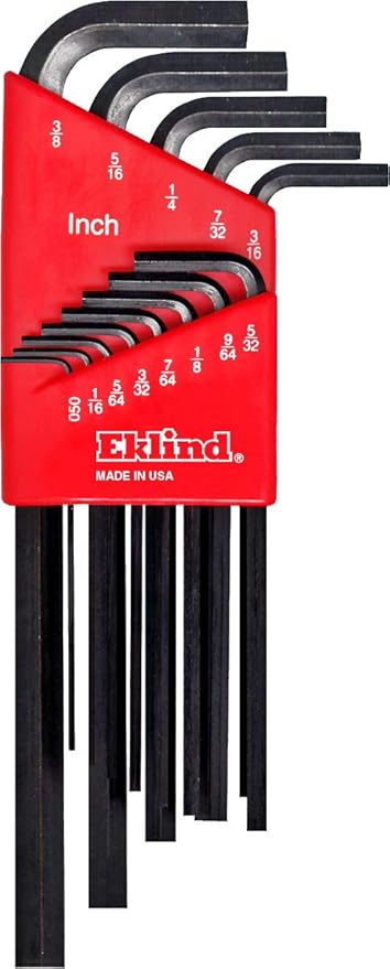 Eklind - REK10022 EKLIND 10022 Hex L-Key allen wrench Combo- Long Inch + Short MM (2 sets 22pc) (Pack of 2)